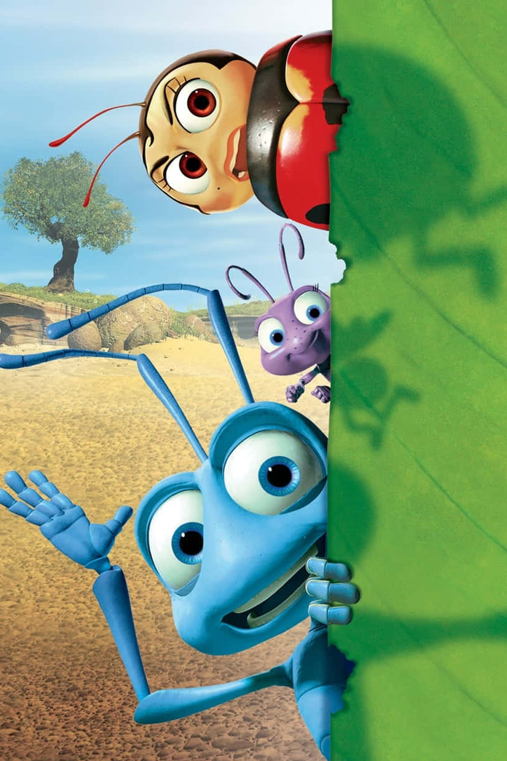 Imagen de Flik, Dot y Francis, tres de los personajes más icónicos de la película Bichos.