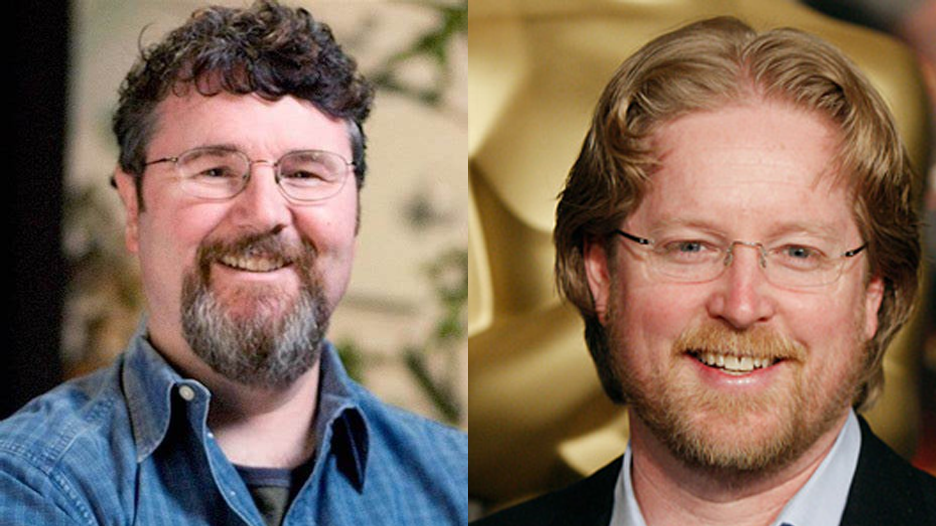 Fotografía de Joe Ranft y Andrew Stanton los guionistas de Pixar